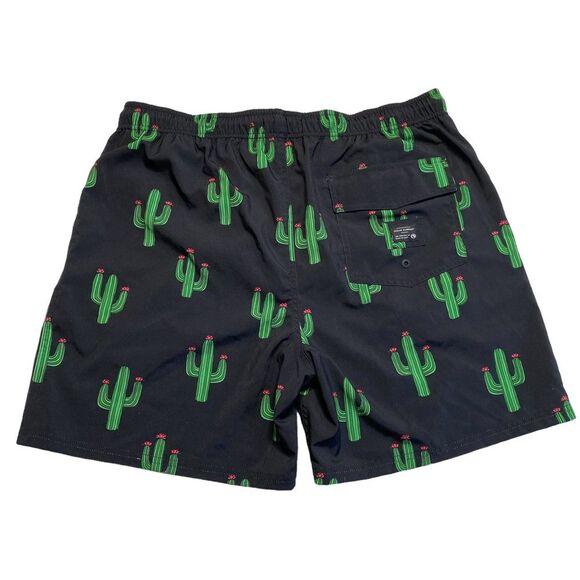 Ocean Current Volley Shorts Cactus Cacti Swim Shorts Mesh Lined Stretch Sz XXL - Picture 2 of 14